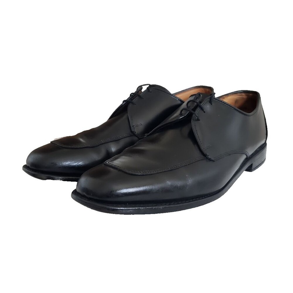 Allen Edmonds Burton Men's Bicycle Toe Dress Shoes Size 12 D Leather Black